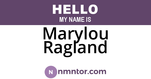 Marylou Ragland