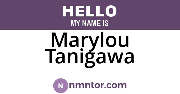 Marylou Tanigawa