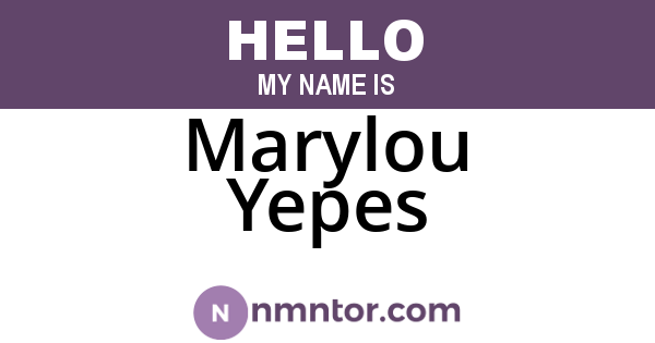 Marylou Yepes
