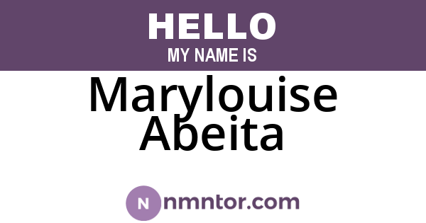 Marylouise Abeita