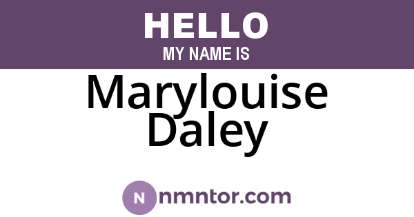 Marylouise Daley