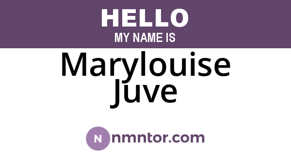 Marylouise Juve