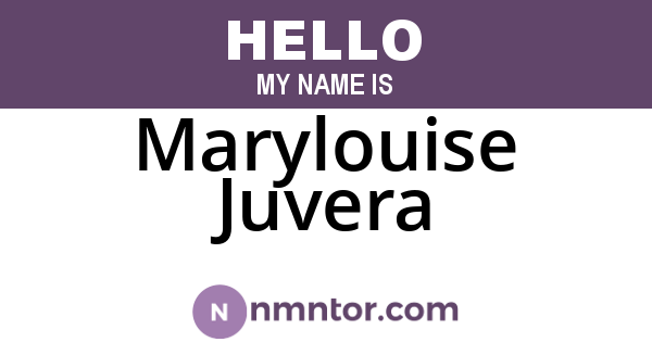 Marylouise Juvera