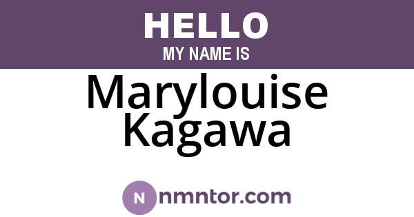 Marylouise Kagawa