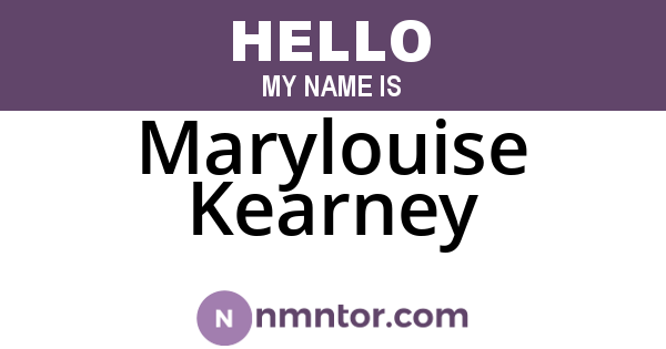 Marylouise Kearney