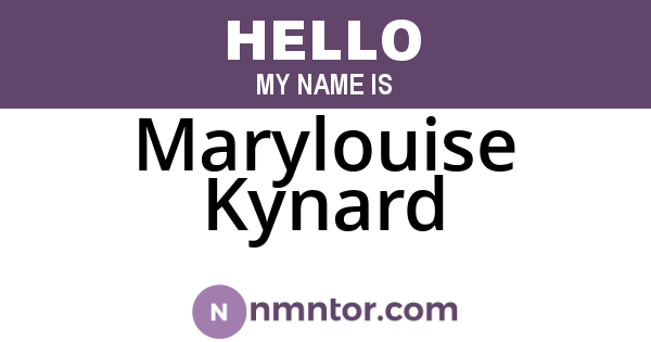 Marylouise Kynard