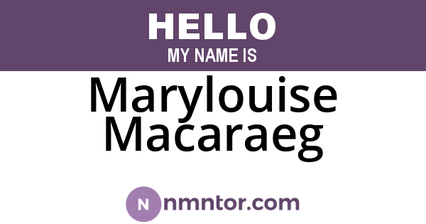 Marylouise Macaraeg