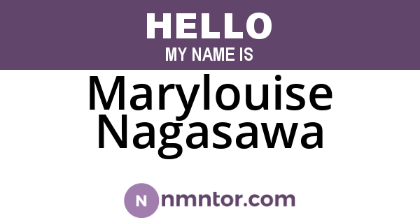 Marylouise Nagasawa