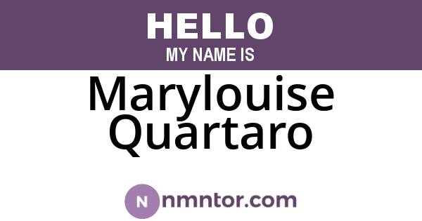 Marylouise Quartaro