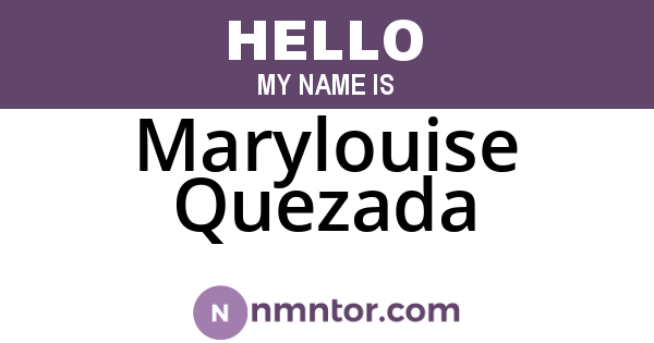 Marylouise Quezada