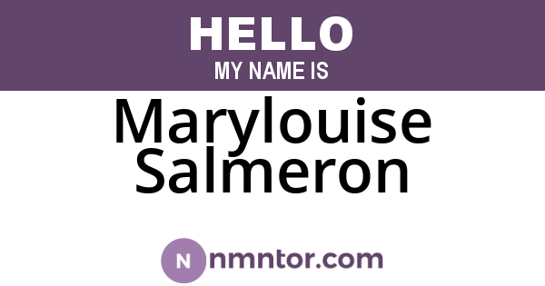 Marylouise Salmeron