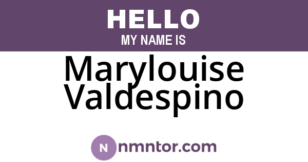 Marylouise Valdespino