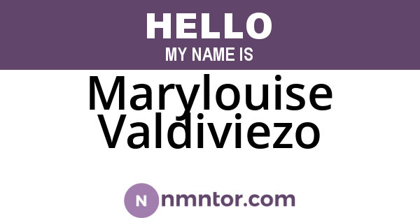 Marylouise Valdiviezo
