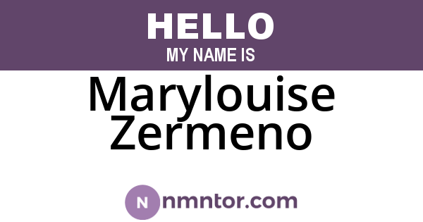 Marylouise Zermeno