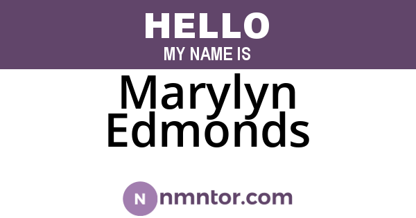 Marylyn Edmonds