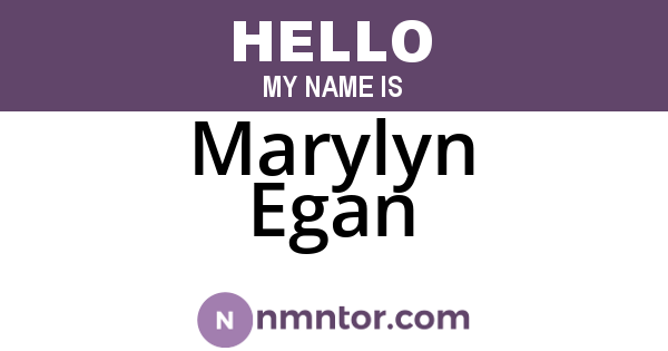 Marylyn Egan