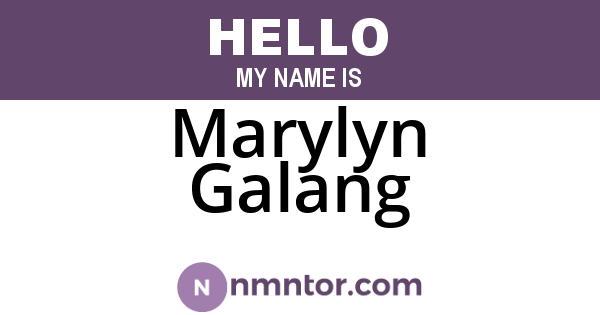 Marylyn Galang
