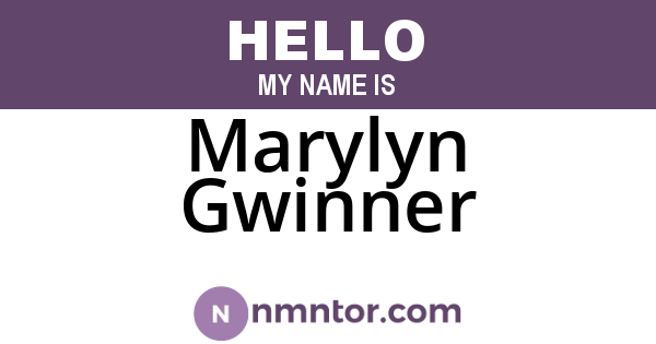 Marylyn Gwinner