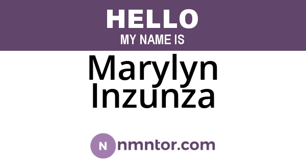 Marylyn Inzunza