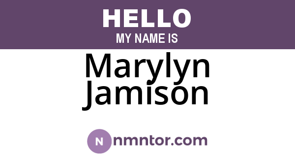 Marylyn Jamison