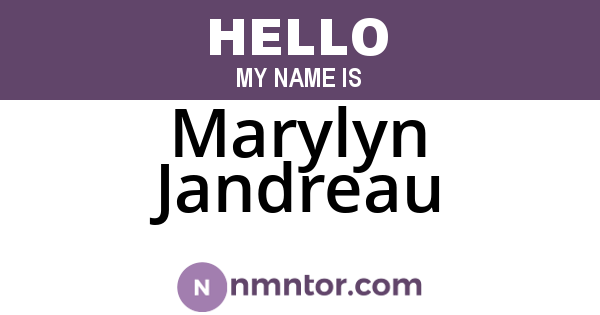 Marylyn Jandreau