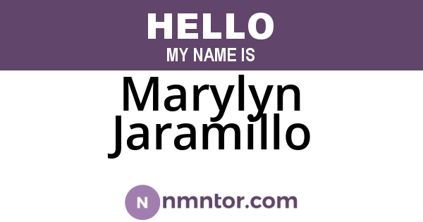Marylyn Jaramillo