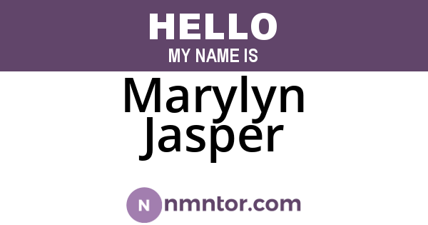 Marylyn Jasper