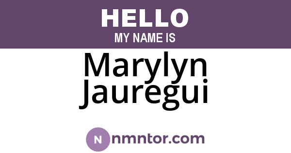 Marylyn Jauregui