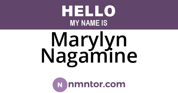 Marylyn Nagamine