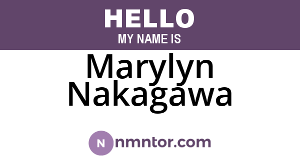 Marylyn Nakagawa