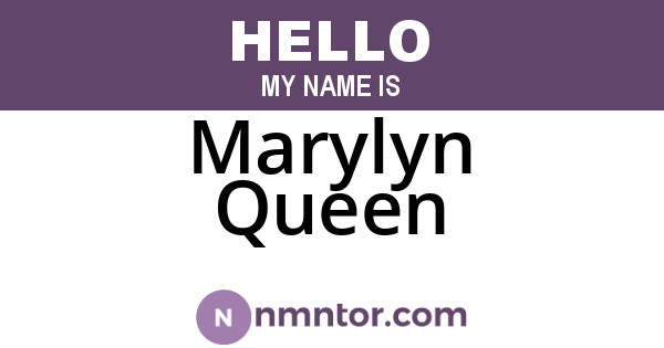 Marylyn Queen