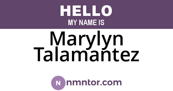 Marylyn Talamantez