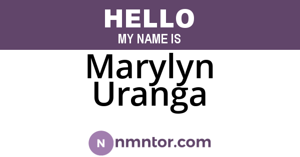Marylyn Uranga