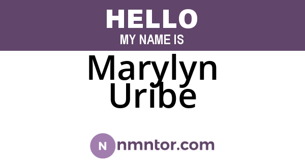 Marylyn Uribe