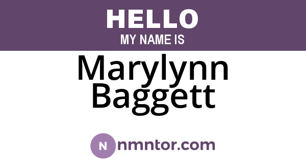 Marylynn Baggett