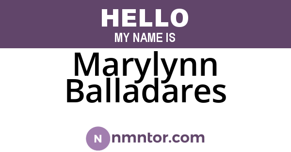 Marylynn Balladares