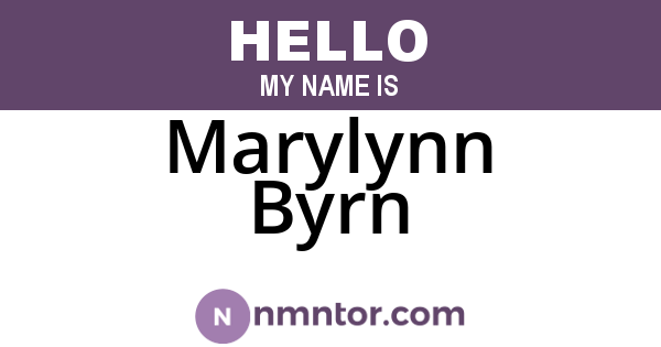 Marylynn Byrn