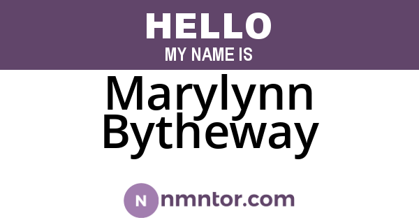 Marylynn Bytheway