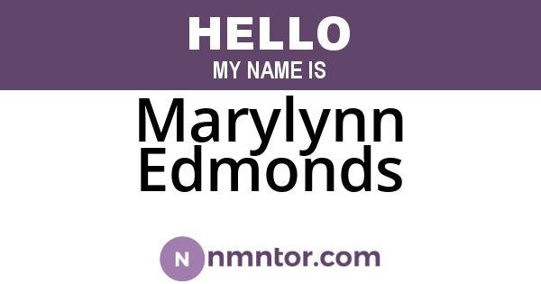 Marylynn Edmonds