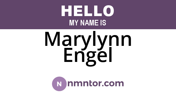 Marylynn Engel