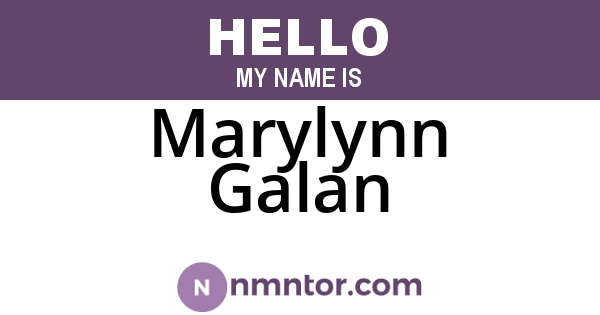 Marylynn Galan