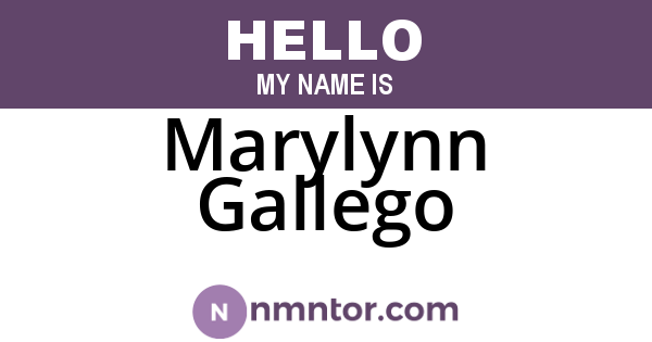 Marylynn Gallego