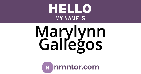 Marylynn Gallegos