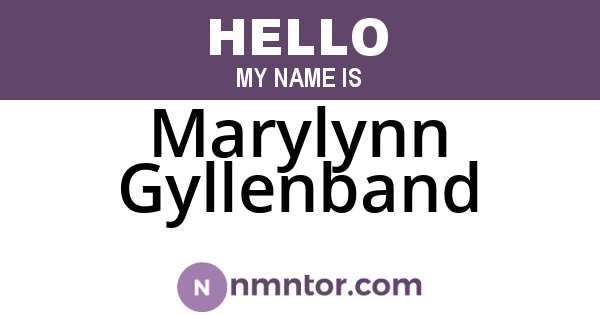 Marylynn Gyllenband