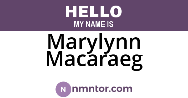 Marylynn Macaraeg