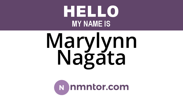 Marylynn Nagata