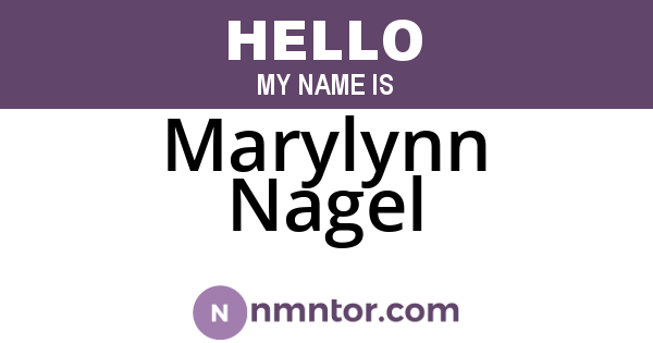 Marylynn Nagel
