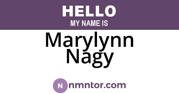 Marylynn Nagy