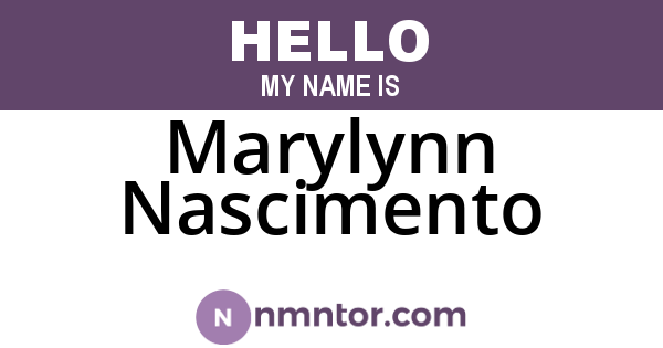 Marylynn Nascimento
