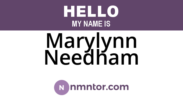 Marylynn Needham